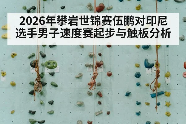 2026年攀岩世锦赛伍鹏对印尼选手男子速度赛起步与触板分析